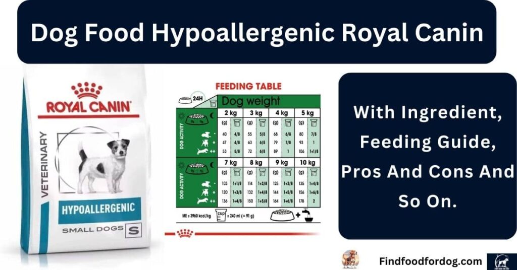 Dog Food Hypoallergenic Royal Canin