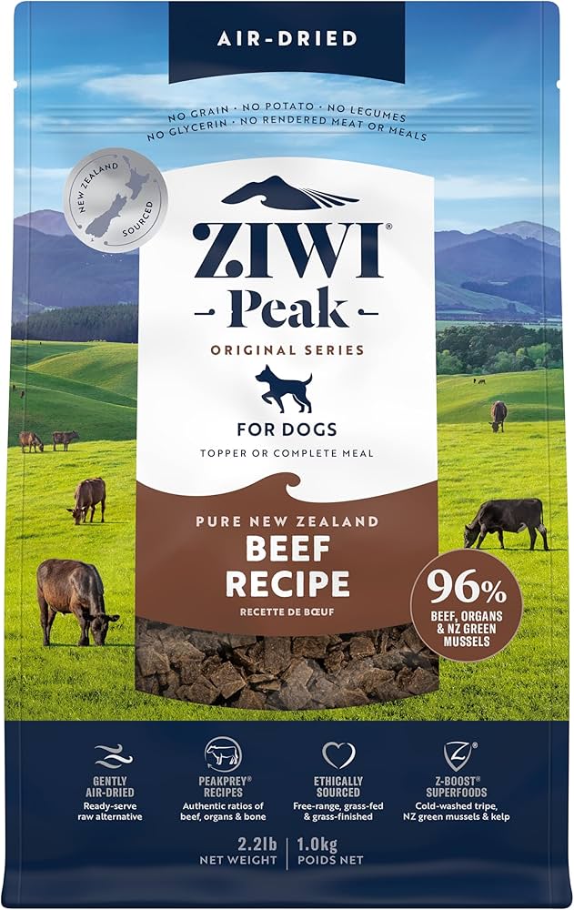 Ziwi Peak Beef Grain-Free Air-Dried Dog Food